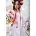 Embroidered boho dress "Flora" White